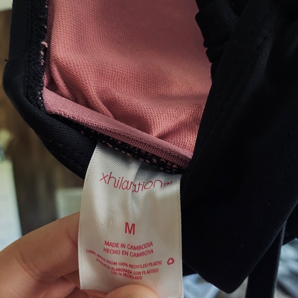 Black Roses Halter Bikini Top - Picture 4 of 4